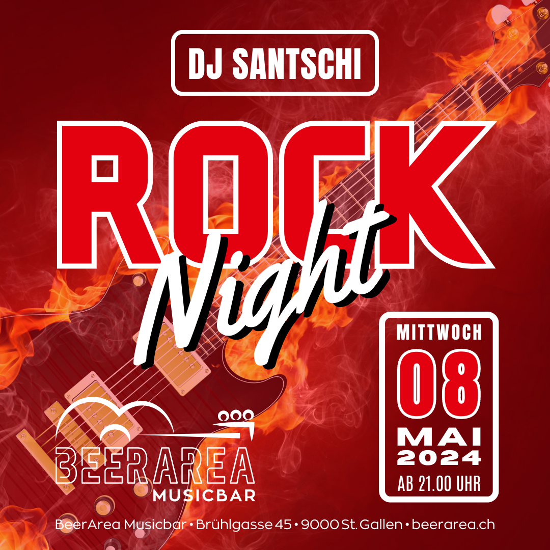 Rock Night DJ Santschi – 08.05.2024 – Quadrat